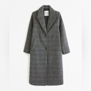 Abercrombie & Fitch Wool-Blend Tailored Topcoat